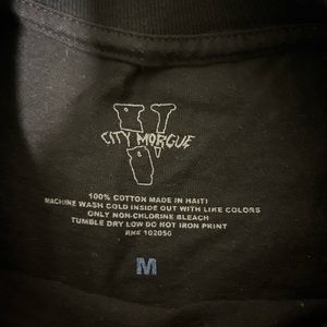 Medium Vlone morgue city T-shirt never warn